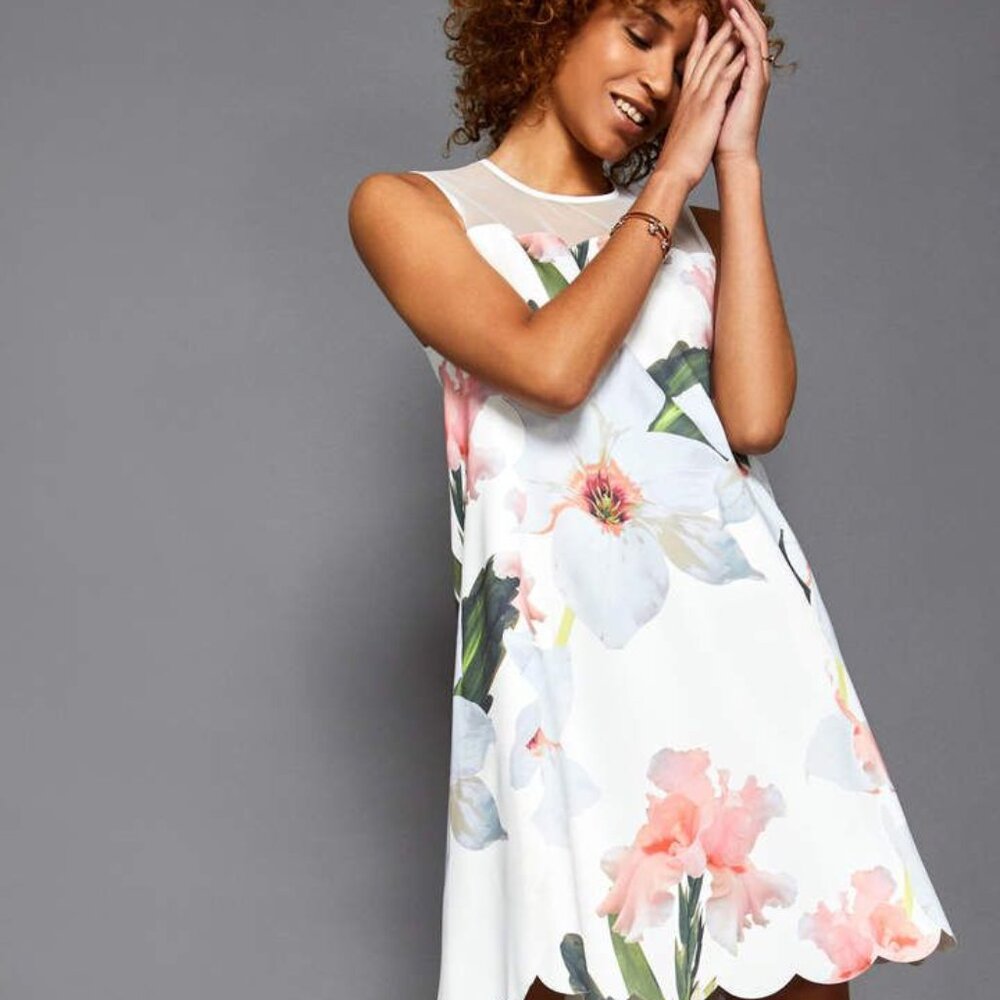 Ted Baker London Pink A-line Mini Dress for Weddings